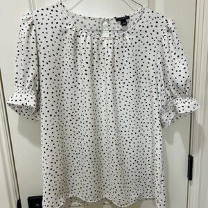 Ann Taylor Short Sleeve Blouse